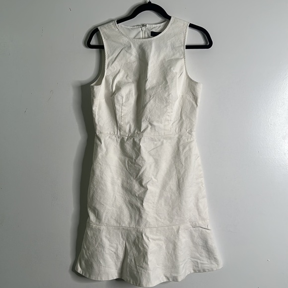 J crew 365 white cotton mini dress size 8 - Picture 3 of 8